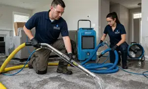 Water extraction service in Tulsa, OK for water damage restoration at a local home or business